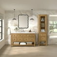 thumbnail image 2 of James Martin 330-LC-WWO 80 in. Breckenridge Linen Cabinet, Whitewashed Oak, 2 of 7