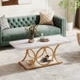 thumbnail image 5 of Table Basse Rectangulaire, Tables Basses Modernes de 47,24 Po pour Salon, 5 of 5
