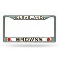 thumbnail image 1 of Cleveland Browns Cadre de Plaque d'Immatriculation Chromé, 1 of 1