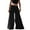 Black, variant on Durtebeua Casual Comfy High Waist Pants Palazzo Pants For Women Pink