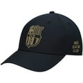 thumbnail image 3 of FC BARCELONA Official Licensed Soccer Cap Hat - Navy with Gold Monochrome Logo, 3 of 4
