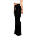 thumbnail image 6 of LYMAYTER High Waisted Bell Bottom Jeans for Women Retro Bootcut Jeans Stretch Flared Pants S-2XL, 6 of 10