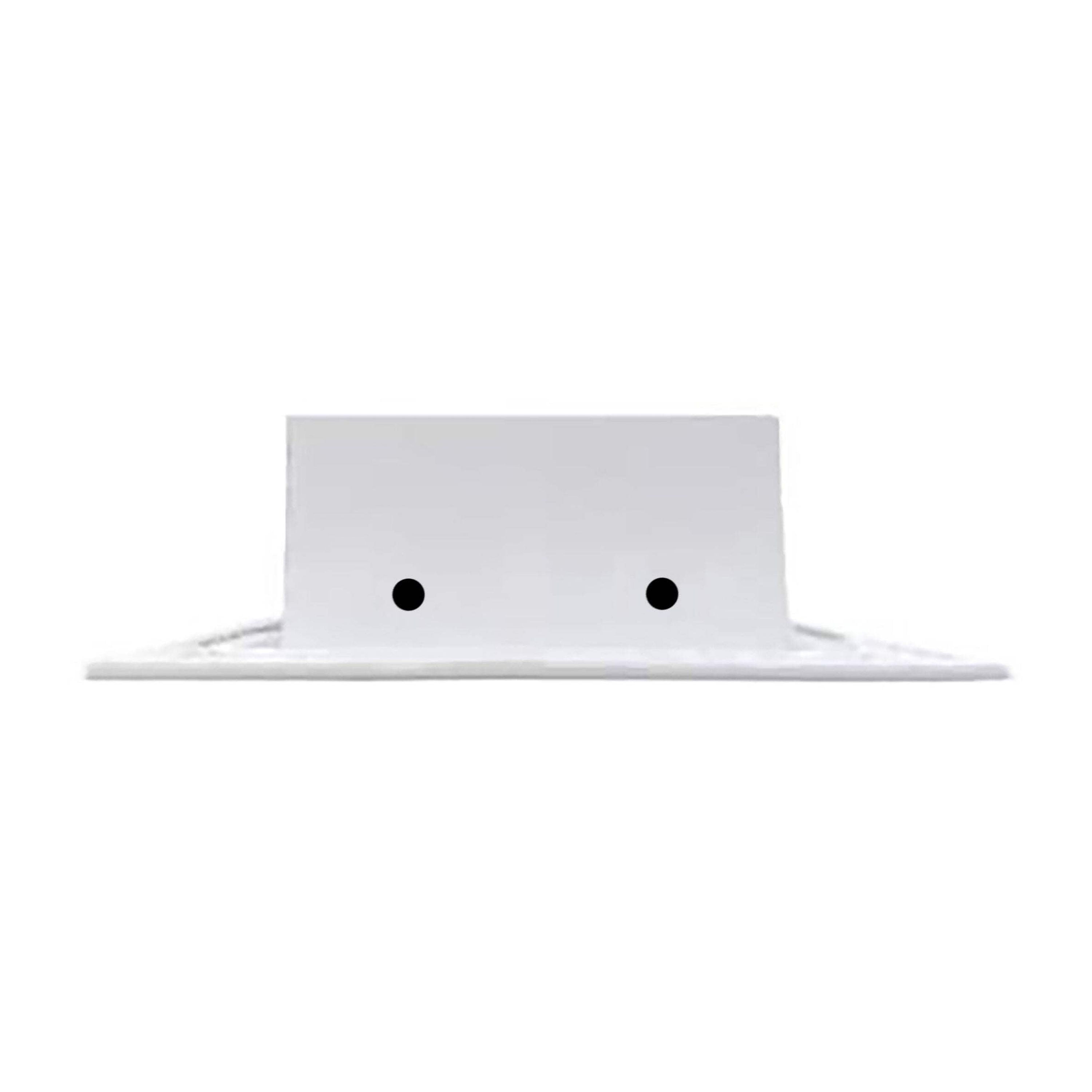 BUILDMART - 72" Linear Slot Diffuser - (2 Slot) Double Slot - White Decorative Aluminum Air Vent - Heating and Cooling Modern AC Vent Cover for Ceiling, Walls & Floors - Texas Buildmart