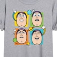 thumbnail image 3 of Toy Story 4 - Buzz Grid - Women's Oversized T-Shirt, 3 of 5