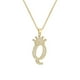 thumbnail image 2 of Guardurnaity InitialNecklacePendantEnglish Letter A to Z Jewellery Charm Chain Crystal Valentine'sDay Birthday Modern Ropa, zapatos y accesorios Miscelánea q 1, 2 of 6