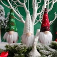 thumbnail image 6 of GadgetVLot 3 pcs Christmas tree knitted forest old man ornaments home Christmas decoration, 6 of 14
