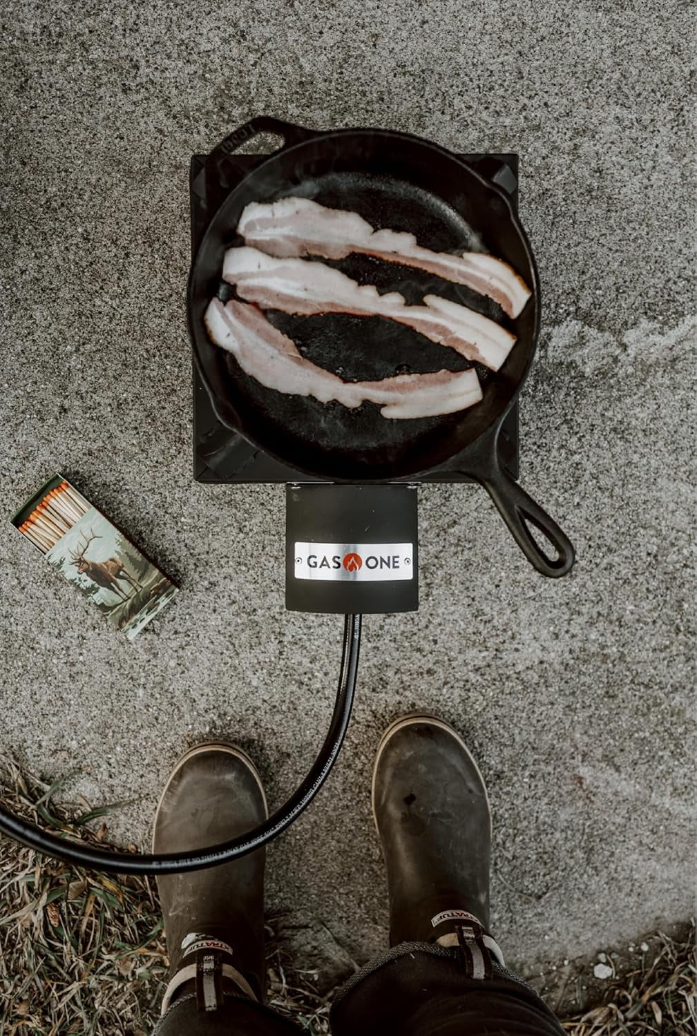 GasOne 1 Burner Propane Camping Stove Patented
