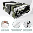 thumbnail image 4 of King Quilt Set 96''x106'', Sage Green Stripe Lightweight Bedspread Coverlet Set with 2 Pillow Shams, Grey White Geometric Modern Abstract Breathable All Season Quilt Bedding for Bedroom/Guest Room, 4 of 9