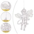 thumbnail image 4 of 4pcs /Pack Acrylic Angel Christmas Tree Ornaments 4pcs /Pack, 4 of 4