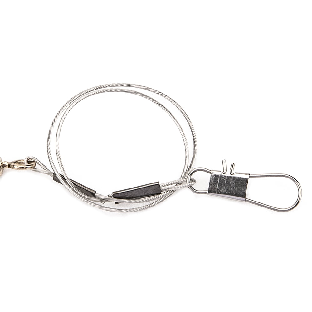 シルバー925 Trolling Mast 20Pcs Fishing Swivel Release Clip With Ring