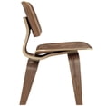 thumbnail image 2 of Modway Fathom 18.5" Wood Dining Chairs, Set of 2, Walnut, 2 of 4
