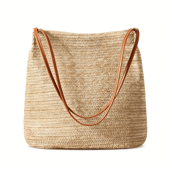 GASTROPOD Straw Beach Bags for Women,Tote Handbag Shoulder Bag,Beach Straw Purse Buckets Summer Fashion Bags