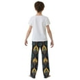 thumbnail image 5 of FORMRS Kids Pajama Pants with Pockets Size 11-12Y Boys Lounge Sleep Bottoms, Navy Blue Art Pattern, 5 of 8