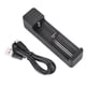 thumbnail image 2 of Li Negro PC Universal Ranura única USB Cargador De Batería Adaptador LED Carga Inteligente Para Li Ion Cell 26650 14500, 2 of 7