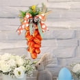 thumbnail image 2 of Colgante zanahoria flor decoración hoja simulación artificial decoración Pascua ventana jardín, 2 of 9