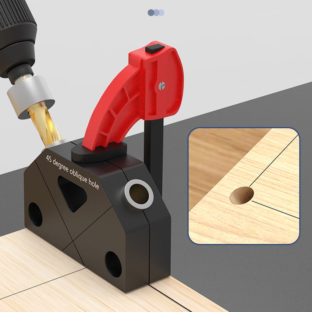 lanema Punch Locator Angle Hole Screw Jig Positioner Drill Guide Joiner Auxiliary Tools
