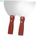 thumbnail image 7 of Putty Knife, 2PCS (6"/150mm)Inch Stainless Steel Scraper Tool, Wooden Handle Metal Spackle Knives for Drywall, Decals, Wall Paper, Floor Tile, Patching, Painting, Taping, Scraping Coating, 7 of 7