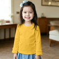 thumbnail image 2 of LNMQLPDBS Y2k Tees Girls Bell Sleeve Top 4t Girl Tops Girls Green Shirt Girls Long Sleeve Shirts Size 6 Girls 10-12 Girls 8-10 Clothes, Yellow 18-24 Months, 2 of 6