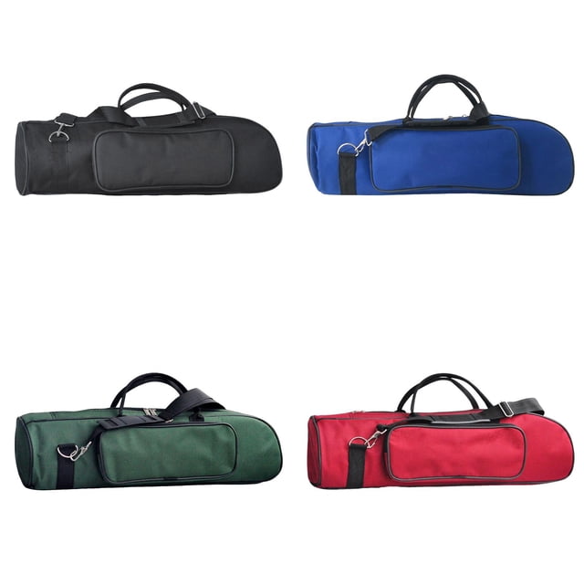 YWIYIUD 4PCS Handheld Trumpet Storage Bag with Adjustable Single Shoulder Strap for Dustresistant Transport Carry Travel for Adults and Teens Random Color