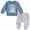 Boys Winter Outfits04 Blue, variant on HCNTES Baby Boy Winter Clothes Toddler Kids Baby Boy Fall Outfits 1T 2T 3T Casual cool little dude Letter Print Long Sleeve Tops Pants Winter Clothes Sets Boy Long Sleeved Hoodie Pants Two Piece Set