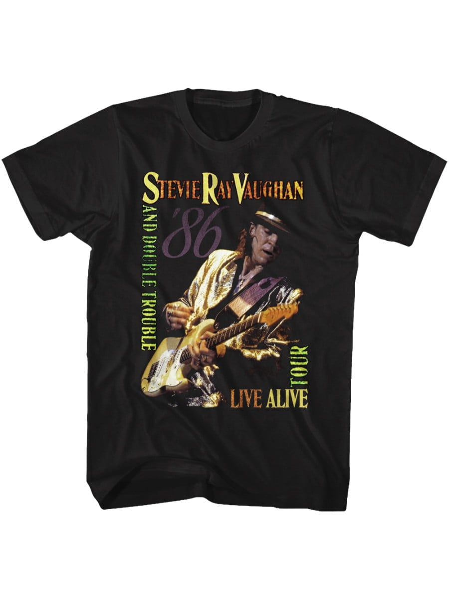 Stevie Ray Vaughan LIVE ALIVE Licensed Adult Dickies Work Shirt All Sizes