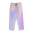 thumbnail image 4 of Balery Fish Scale1 print Women's Pajama Pants,Ultra Lightweight Pjs,Lounge Pant-Small, 4 of 9