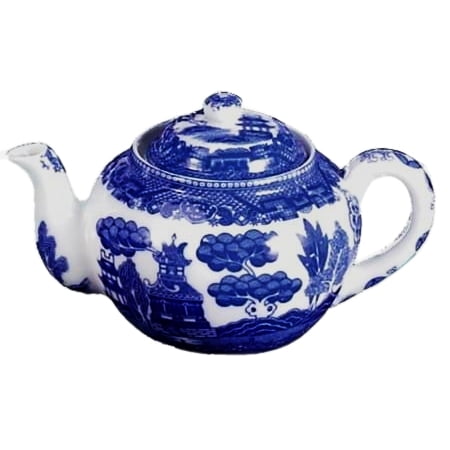 Blue Willow 32 Ounce Teapot with Infuser