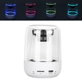thumbnail image 5 of Altavoz Bluetooth LED Altavoz estéreo inalámbrico con 7 modos de luz para ocio Oficina Viajes Senderismo Camping Blanco, 5 of 5