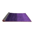 thumbnail image 2 of Ahgly Company Indoor Round Abstract Purple Contemporary Area Rugs, 8' Round, 2 of 4