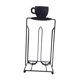 thumbnail image 3 of Soporte de la cápsula de café 16 Solterista de café Iron Gran capacidad Compacta compacta Arte de hierro elegante para la oficina de, 3 of 8