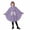 A95 Purple, variant on Yuncity Kids Hooded Bat Cape Boys Girls Halloween Skeleton Print Sleeveless Cute Stage Performances Party Fits Playful Home Tops Size 5-6 Years