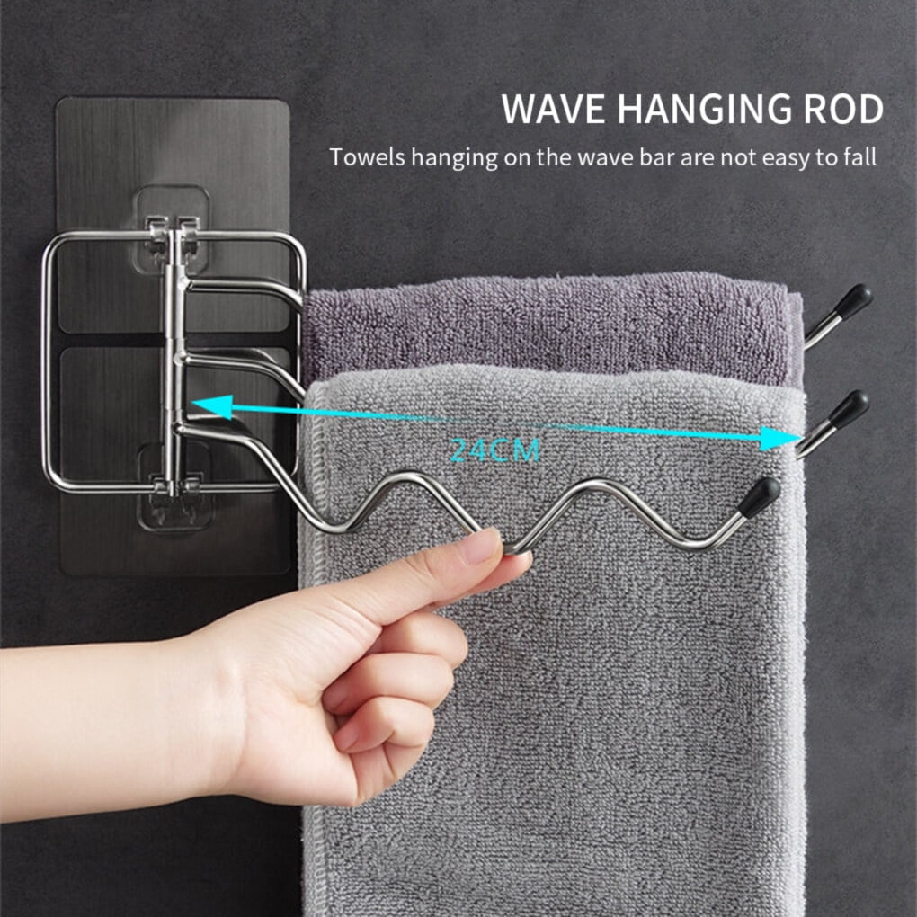 Wave towel rack hot sale
