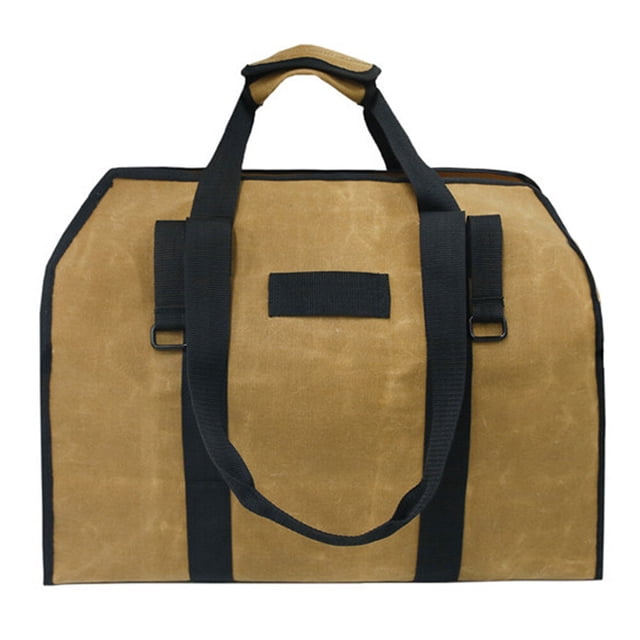 MasteelfCA Portable Firewood Storage Bag Durable Logging Kit Multi-functional Firewood Kit