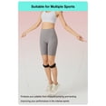 thumbnail image 4 of 2 rodilleras para dolor de rodilla para mujeres y hombres, alivio de soporte de rodillera, rodillera de compresión para correr (negro), 4 of 5