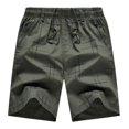 thumbnail image 1 of Aayomet Shorts Men Summer Shorts Striped Pocket Tether Cropped Pants Athletic Functional Cargo Pants (AG, XXXXL), 1 of 5