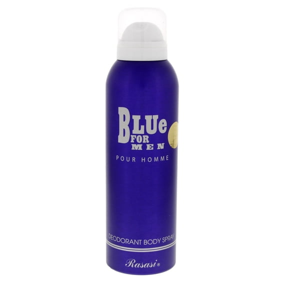 Rasasi Blue for Men Deodorant Body Spray with Unique Fragrance 200ML (6.7oz)