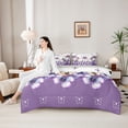 thumbnail image 4 of Erosebridal Purple Butterfly Twin Bedding Sets 7-Piece for Girl, Spring Tree Bedding Comforter Set, 4 of 7