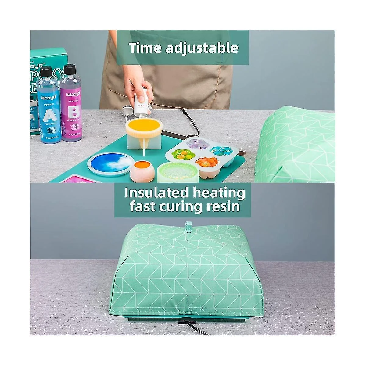 Resin Heating Mat Resin Molds Heating Pad Resin Curing Machine Epoxy Resin Dryer For Epoxy Molds