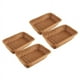 thumbnail image 1 of Cesta Rectangular de 4 Piezas para Mesa O Mostrador para Pan, Frutas Y Verduras Cestas de Mimbre para Mercados, 1 of 5