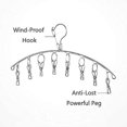 thumbnail image 3 of kit De Schage 3 Pices En Acier Inoxydable (avec 10 Pinces) Pour Scher Les Chaussettes, Les Sous-vtements Et Les Petits Objets, 3 of 5