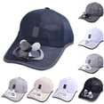 thumbnail image 4 of Joernso Baseball Cap USB Rechargeable Sunscreen Cotton Summer Mesh Sun Hat for Outdoor, 4 of 8