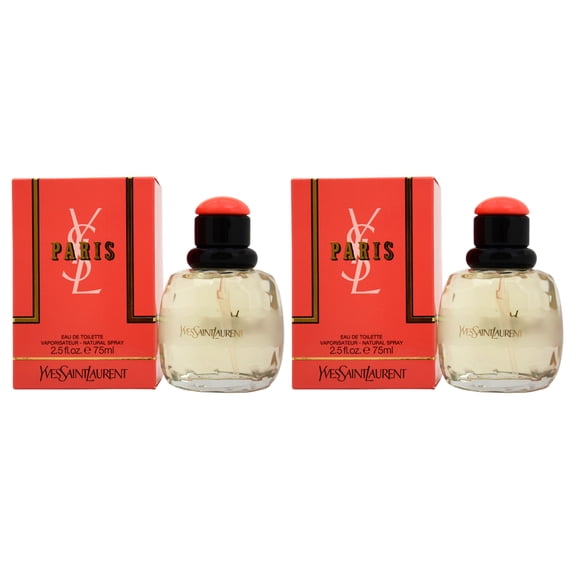 Yves Saint Laurent Paris - Pack of 2, EDT Spray 2.5 oz