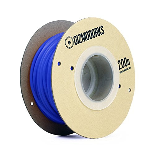 Gizmo Dorks Filament PLA pour Imprimantes 3D 3mm (2.85mm) 200g, Bleu