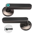 thumbnail image 5 of Cerradura De Puerta Inteligente Sin Llave Múltiples Métodos De Digital Cerradura De Puerta Con Manija Biométrica Con Código De Huella Digital Desbloqueo De Bluetooth Para El Hogar Apartamento Hotel Serendint EL014388-02, 5 of 5