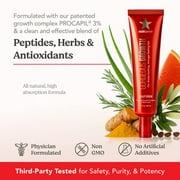 HAIRtamin Gorgeous Growth Serum for Thicker-Looking Hair, Hydrates Dry Scalp, Travel Size, 15 mL