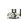 thumbnail image 6 of Global Furniture USA Aiah Gray/White Pedestal and Glass Top Dining Table, 6 of 10