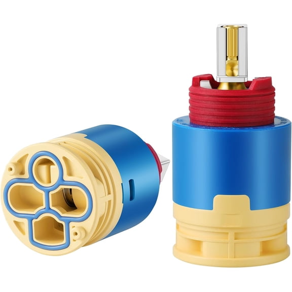 CATPAN JL02BJ HL-40 Ceramic Pressure Balance Cartridge,40mm Faucet Cartridge For Tub and Shower Faucet cartridge(1Pack)