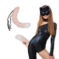 thumbnail image 2 of 1 unidad colgante de cola de animal 3D para mujer con pompones y cola peluda de moda de 50 cm para Halloween, 2 of 5