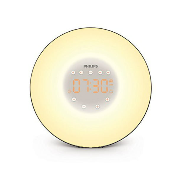Tenen Slager . Philips Wake-Up Light with Sunrise Simulation and Radio, Black, HF3506 -  Walmart.com