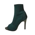 thumbnail image 2 of Calcetines de tacón alto para mujer, cómodos, sexys, de punto, con punta abierta, boca de pez, botas, sandalias Wmkox8yii hfjk1841, 2 of 7